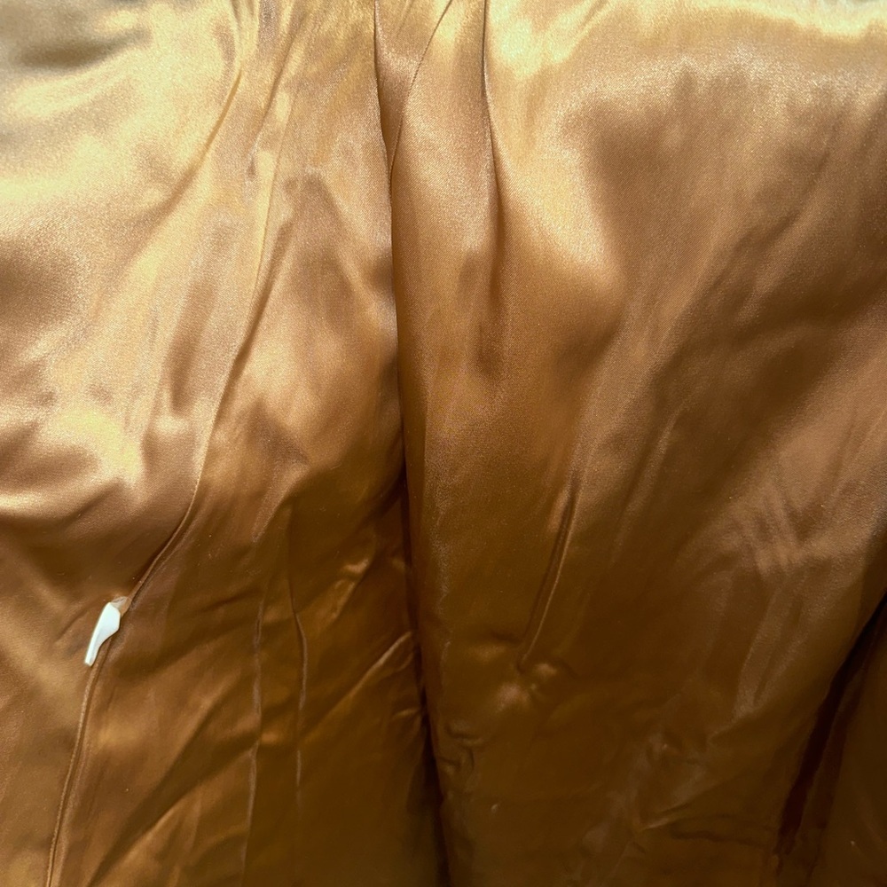 Women's Tan Hooded Coat - Picture 15 of 15